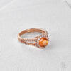 HRZ Jewels Dr. Heide Rezepa-Zabel Ring Mandarin Granat mit Brillianten